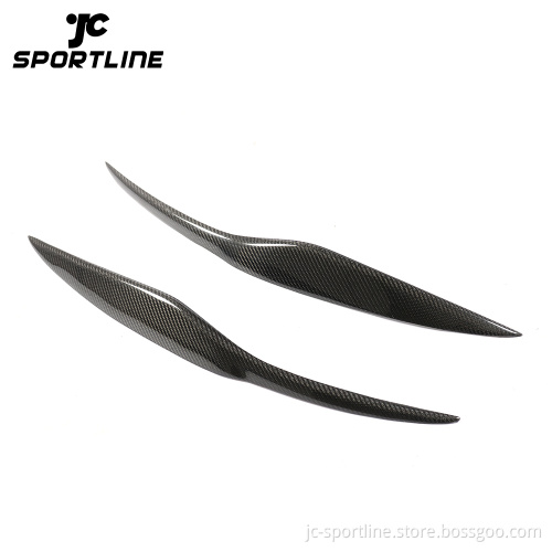 Carbon Fiber Eyebrow Headlight Cover for Ford Fiesta 2009-2012